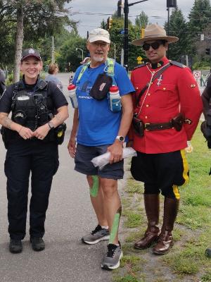 With representatives from Ottawa Police Service and RCMP